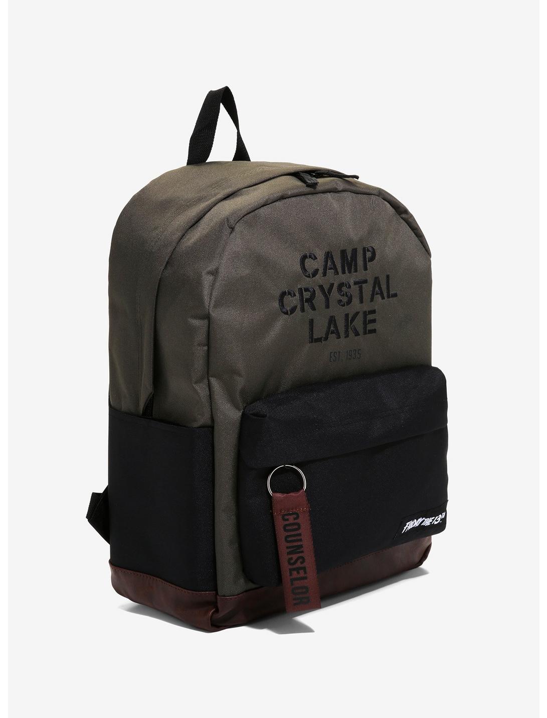 Friday The 13th Camp Crystal Lake Jason Voorhees Faux Leather Bottom Backpack