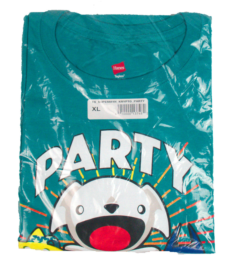 Graphitti Designs Superman Party Animal Krypto Cutie DEADSTOCK VINTAGE T-SHIRT