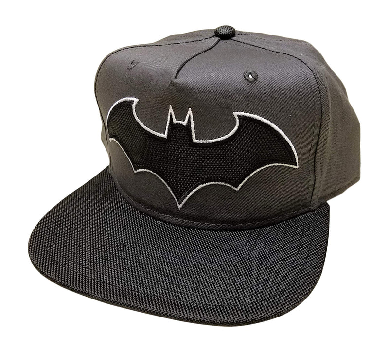 Batman Snapback Baseball Cap for Men - Black Grey