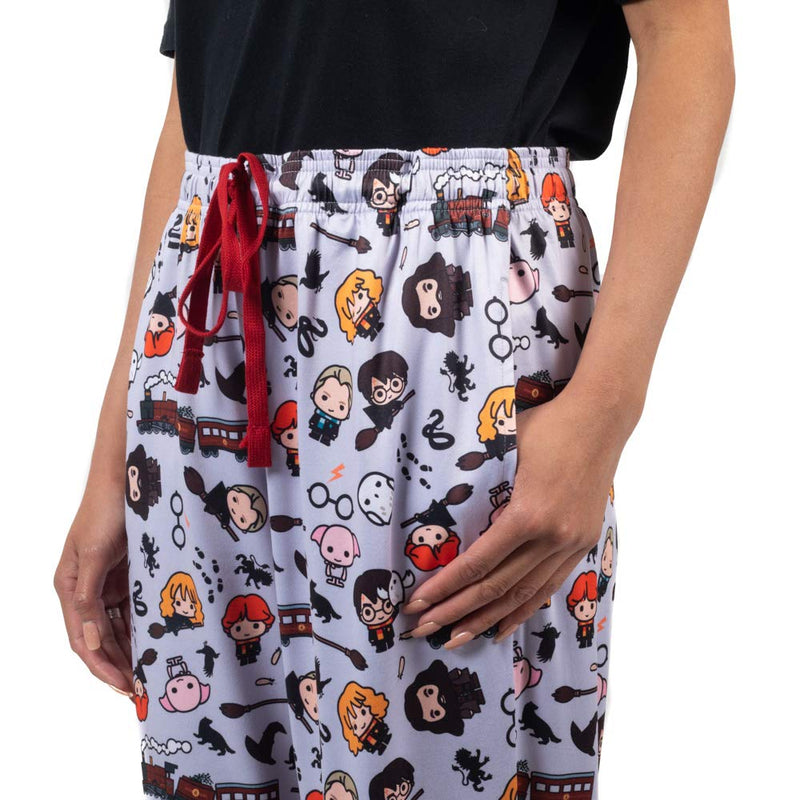 Bioworld Harry Potter Chibi AOP Women's Sleep Pajama Pants
