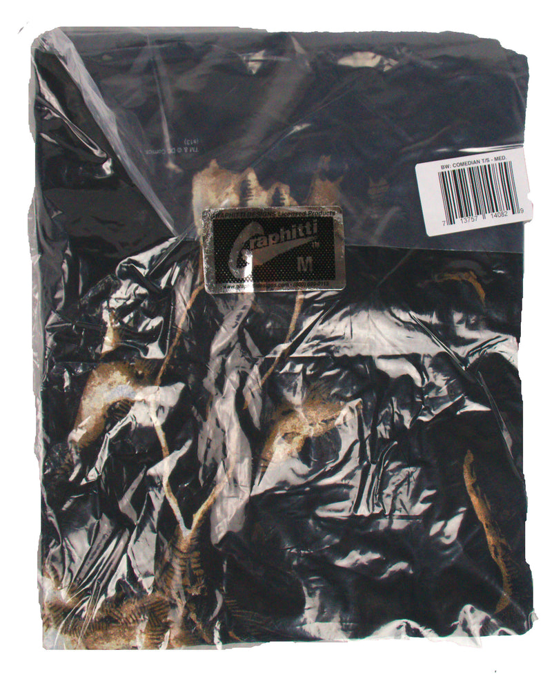 Graphitti Designs Watchmen Skull Happy Face DEADSTOCK VINTAGE T-SHIRT NOS