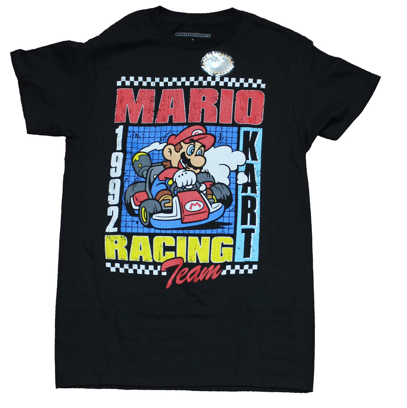 Mario Kart Mens T-Shirt - Mario Kart Racing Team