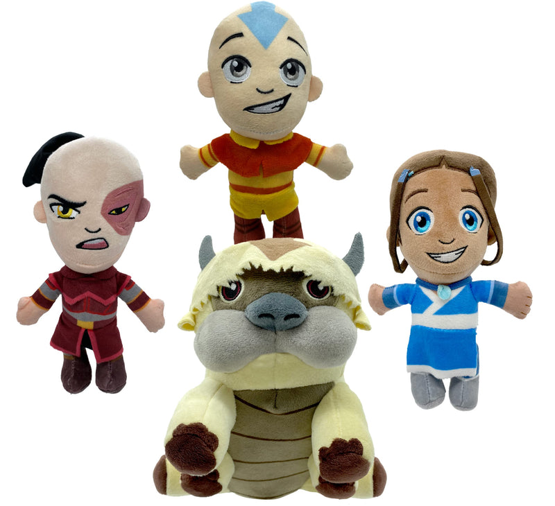 JINX Avatar: The Last Airbender Appa Small Plush Toy, 7.5-in Stuffed Figure from Nickelodeon TV Series for Fans of All Ages