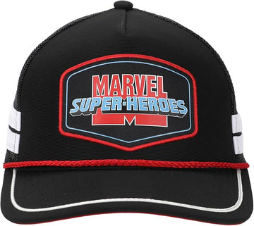 Marvel Super-Heroes Adult Black Trucker Hat