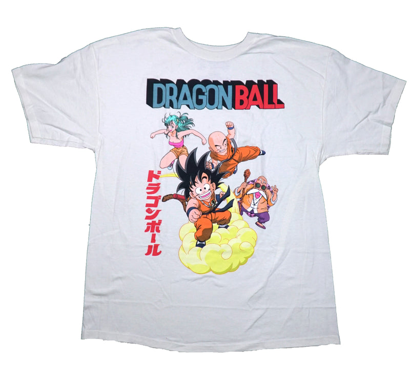 Dragon Ball Z Mens T-Shirt - Chibi Goku & Vegeta Bulma and Master Roshi