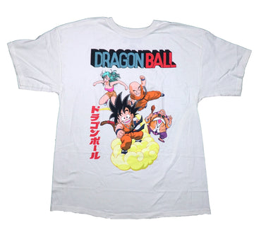 Dragon Ball Z Mens T-Shirt - Chibi Goku & Vegeta Bulma and Master Roshi