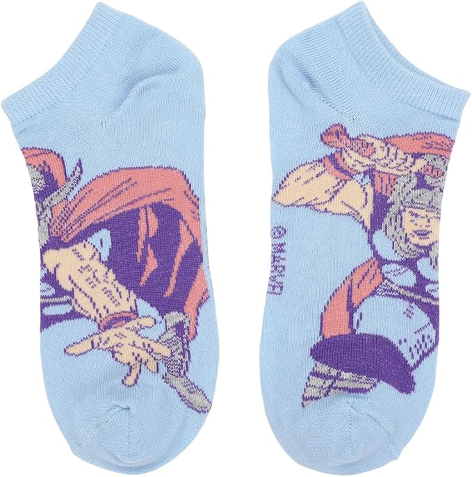 Bioworld Marvel Avengers Superheroes -  Adult-Female Modern 5 Pack Ankle Socks