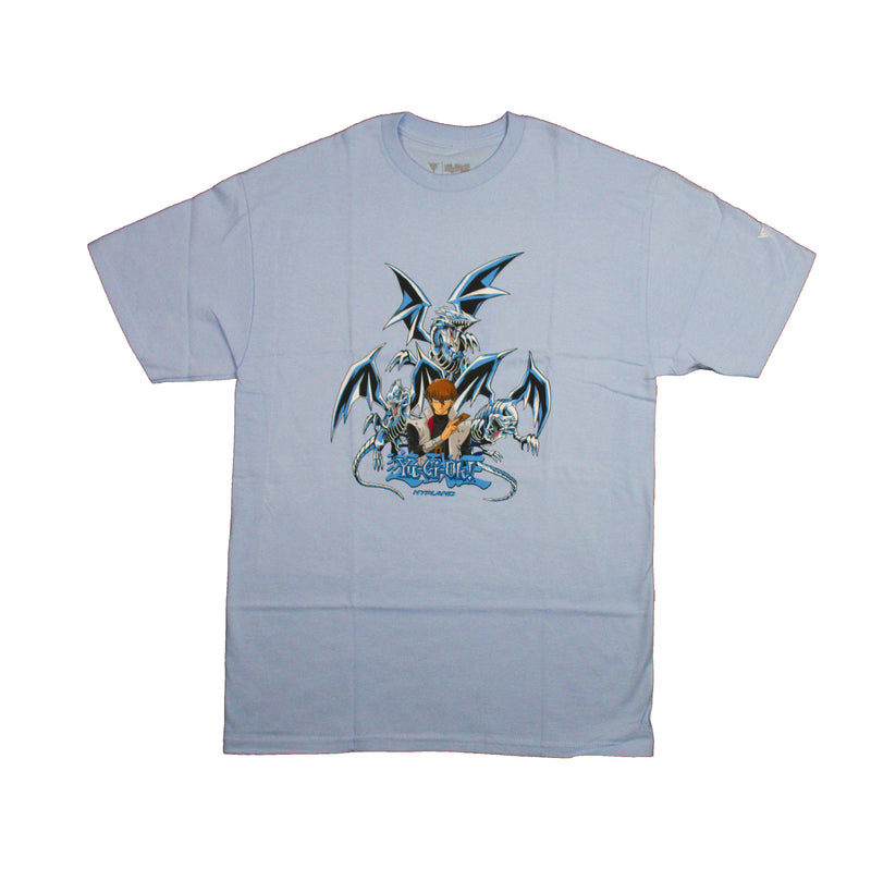 Yu-Gi-Oh Mens T-Shirt - Hypland Seto Kaiba at Center of Dragons