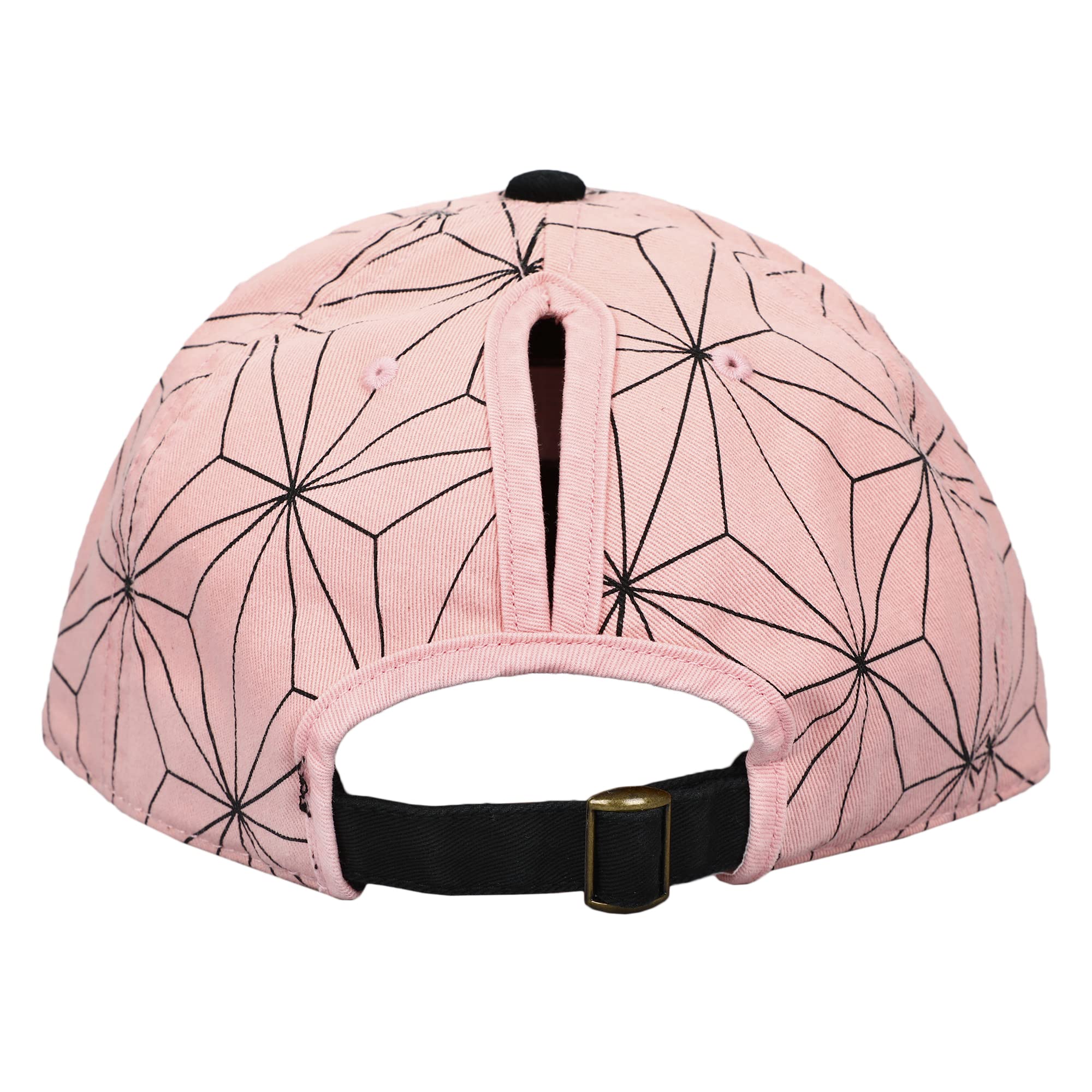 Demon Slayer Embroidered Season 1 Logo Black Adjustable Baseball Hat