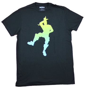 Fortnite Mens T-Shirt  - Loser Dance Neon Fade Silhouette