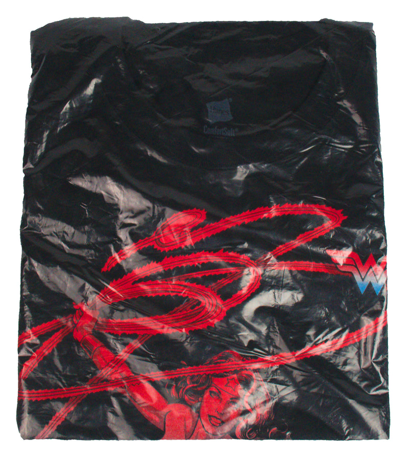 Graphitti Designs Wonder Woman Red Blue Lasso New DEADSTOCK VINTAGE T-SHIRT NOS