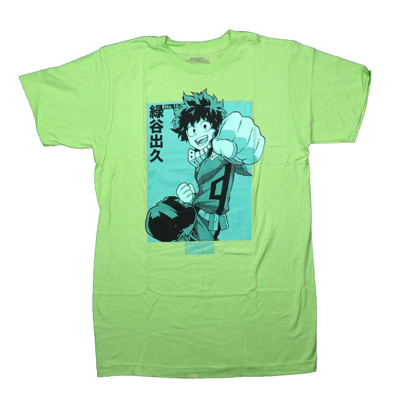 My Hero Academia Mens T-Shirt - Deku Punch Box - Inmyparentsbasement.com