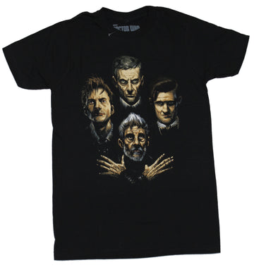 Doctor Who Mens T-Shirt - Album Style 11th, 12th, 13th Doctor