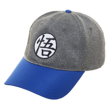 Dragon Ball Z Adjustable Hat with Pre-Curved Bill and Embroidered Symbol for Men