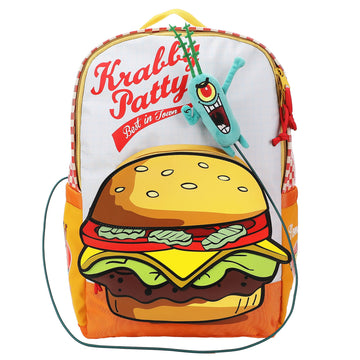 Spongebob Squarepants Krabby Patty Meal Adult 17.5" Backpack