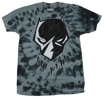 Black Panther Mens T-Shirt - Stylized Geometric Styled Panther Logo Image