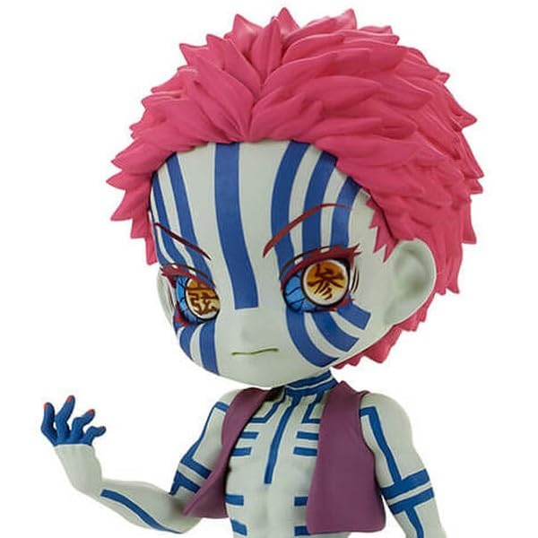 Banpresto - Demon Slayer Kimetsu no Yaiba Q posket Akaza Version A Figure BP17972 Multiple Colors