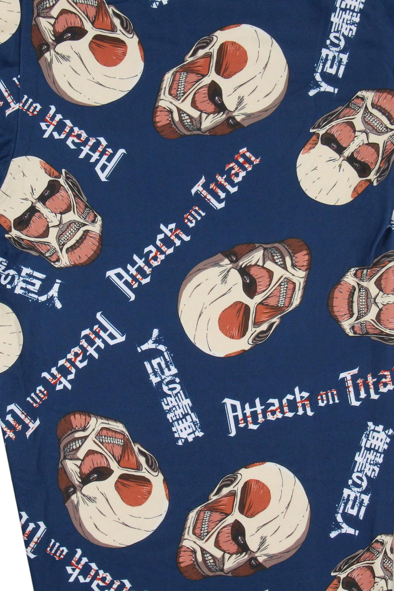 Men's Attack On Titan Manga Merch Pajama Pants Colossal Titan Anime Adult Sleep Pants