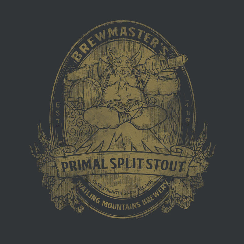 Dota 2 II Mens T-Shirt - Brewmaster Primal Split Stout