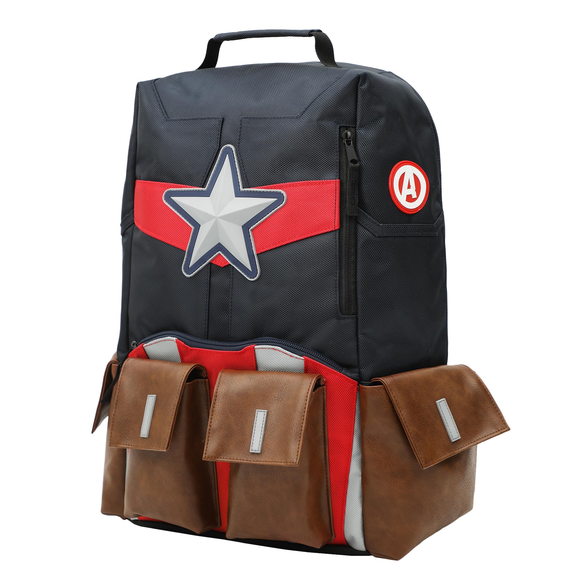 Marvel Captain America Suit Up Character 18" Backpack