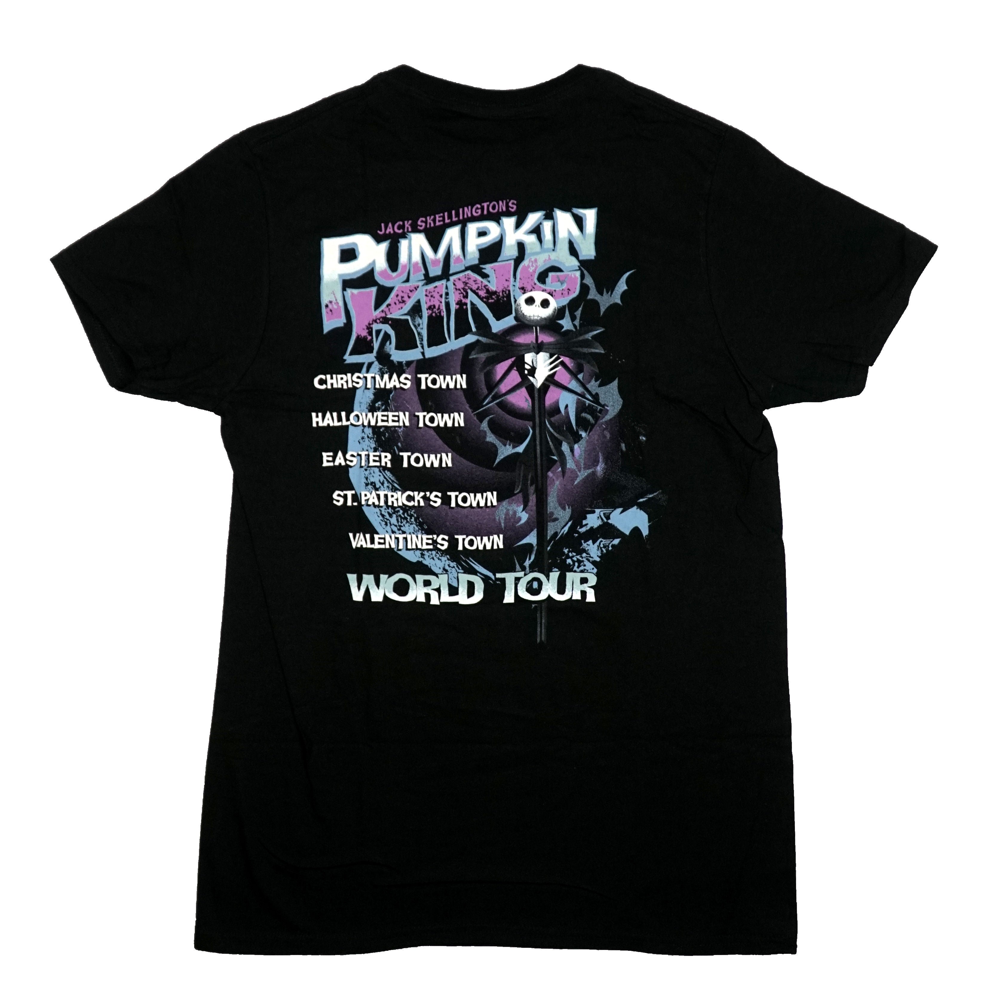 The Nightmare Before Christmas Mens T-Shirt - Pumpkin King World Tour