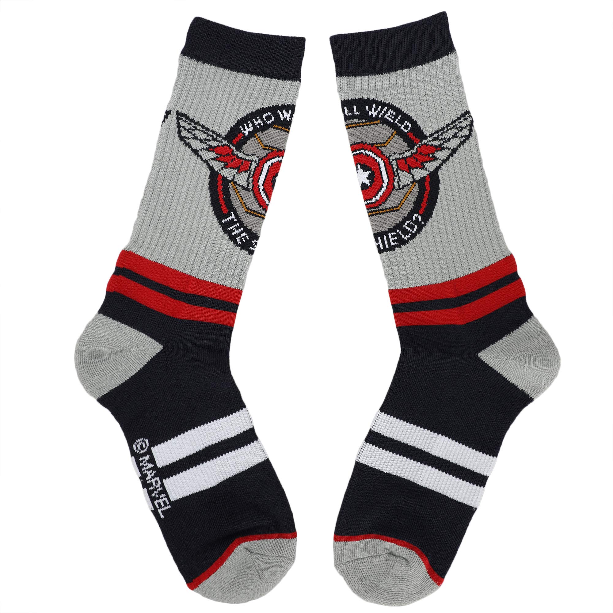 The Falcon and The Winter Soldier Marvel TV Show Crew Socks