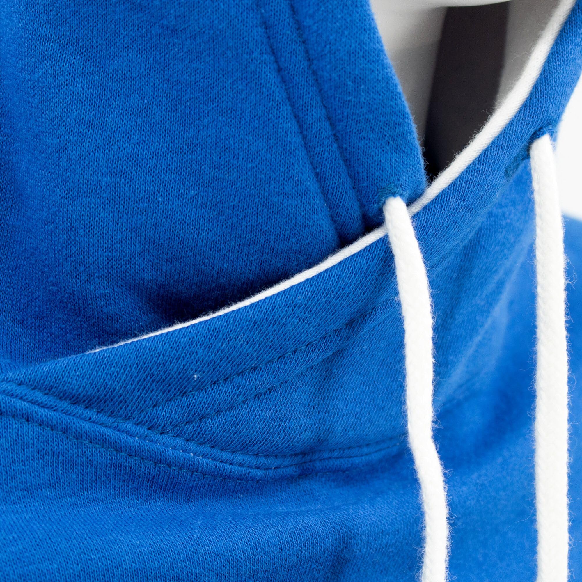 Ripple Junction Naruto Shippuden Adult Unisex Sasuke Symbol Funnel Neck Pull Over Fleece Hoodie Royal