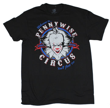 It Stephen King's Mens T-Shirt - Pennywise Circus The Dancing Clown Head