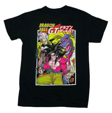 Dragon Ball GT Mens T-Shirt - Giant Cast Under Kanji Name