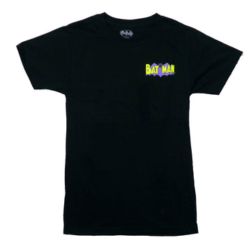 Batman Mens T-Shirt - Lapel Logo DC Comic Cover on Back Robin is Dead!