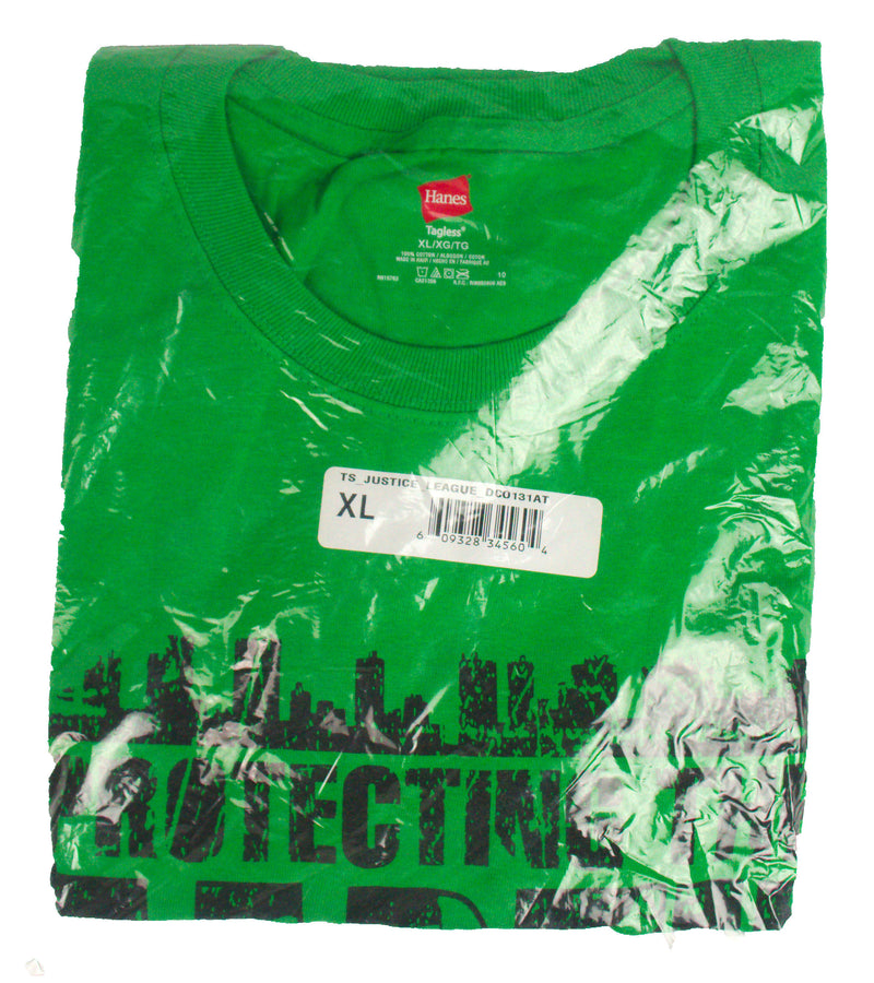 Graphitti Designs Justice League Protecting Earth NOS DEADSTOCK VINTAGE T-SHIRT