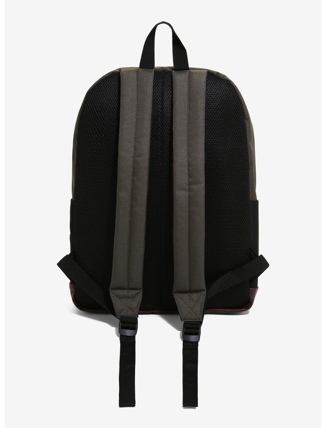 Friday The 13th Camp Crystal Lake Jason Voorhees Faux Leather Bottom Backpack