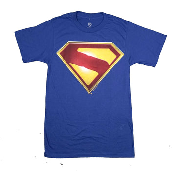 Superman Mens T-Short - Gunn Release Gold Trim Logo