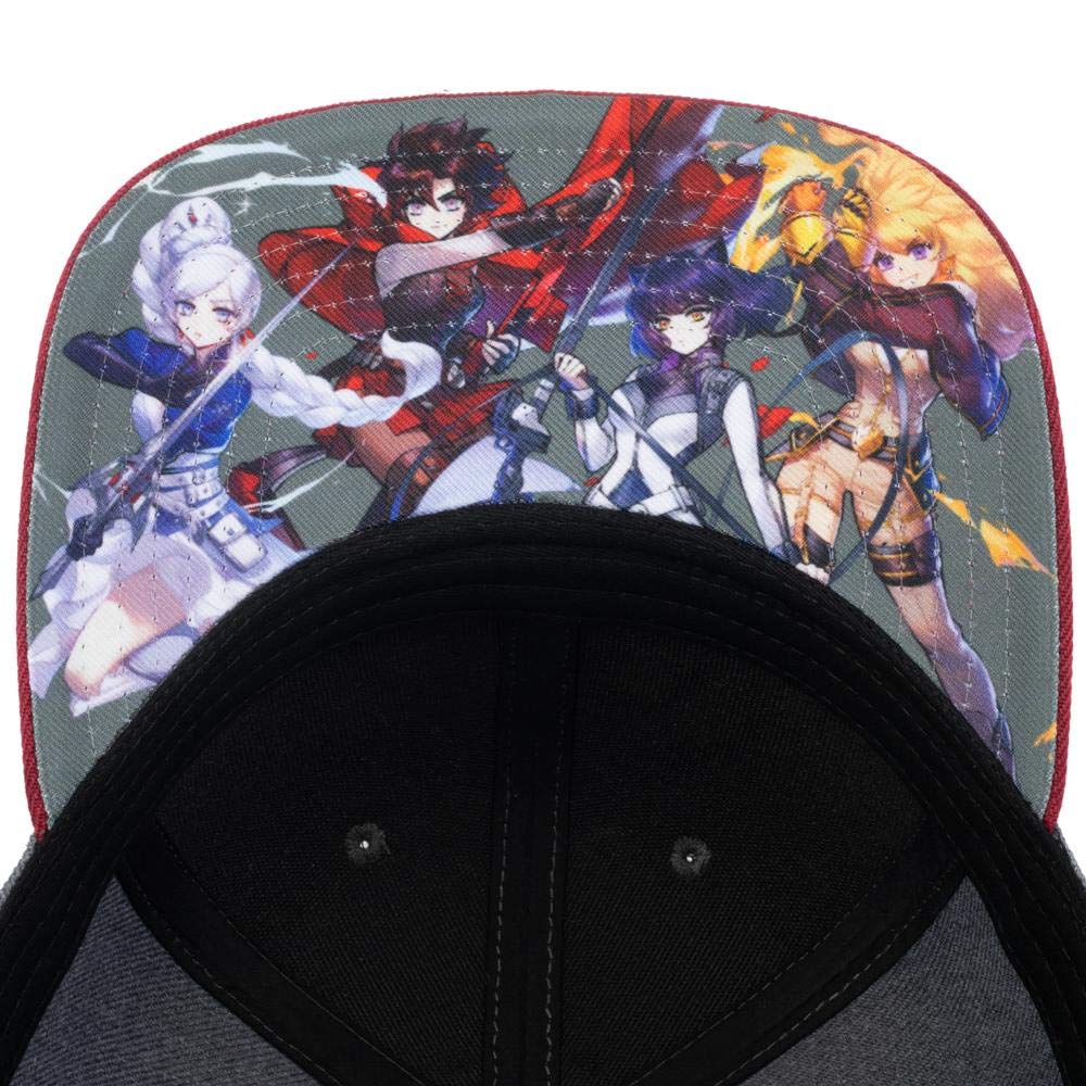 Bioworld RWBY Huntsman Pre-Curved Snapback Hat Gray