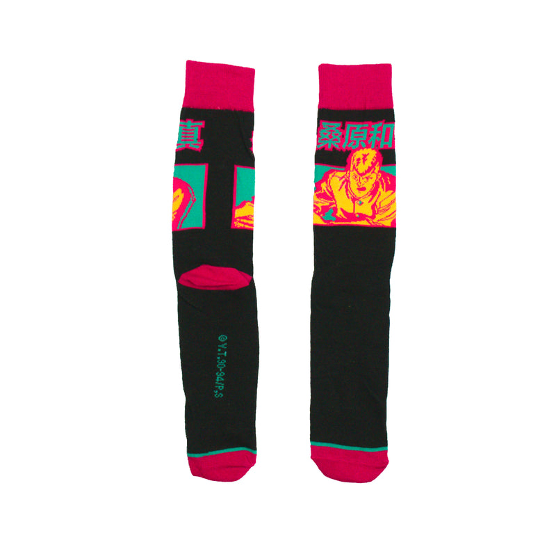 Yu Yu Hakusho Kazuma Kuwabara Character pose Men's crew sock