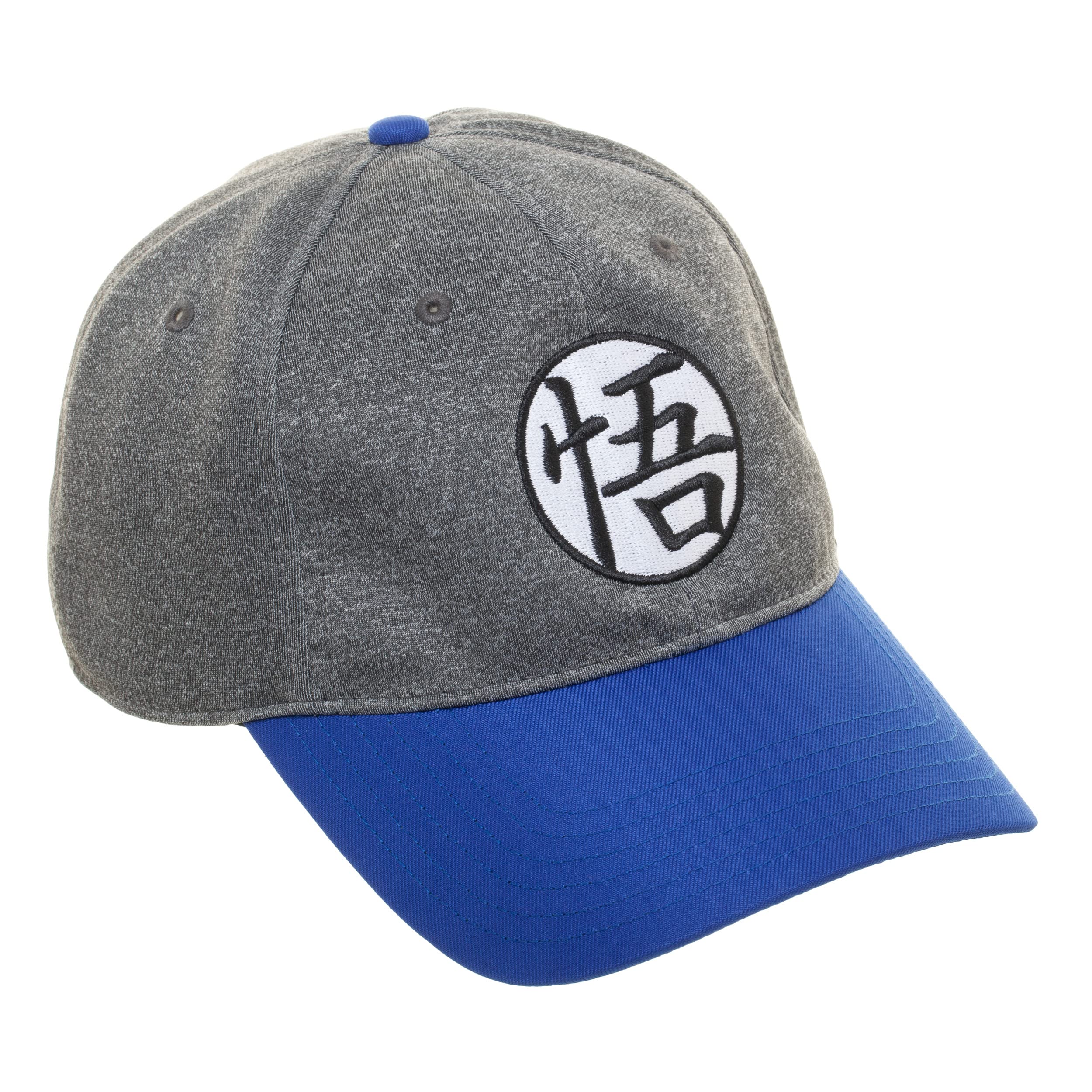 Dragon Ball Z Adjustable Hat with Pre-Curved Bill and Embroidered Symbol for Men