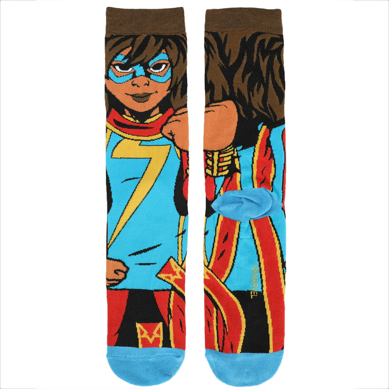 Ms. Marvel 360 Character Crew Socks