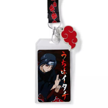 Naruto Lanyard- Itachi Akatsuki Clan Clouds