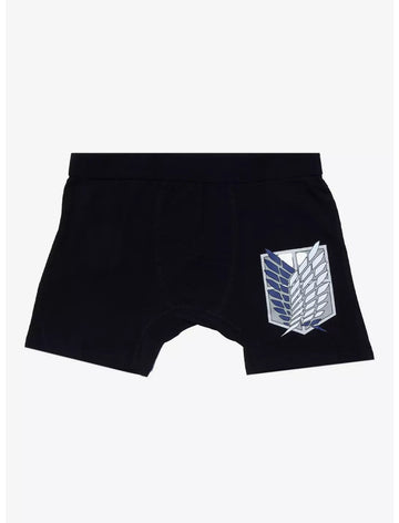 Ripple Junction Attack on Titan Mens Boxer Briefs Underwear Shield  Regiment Shield Black