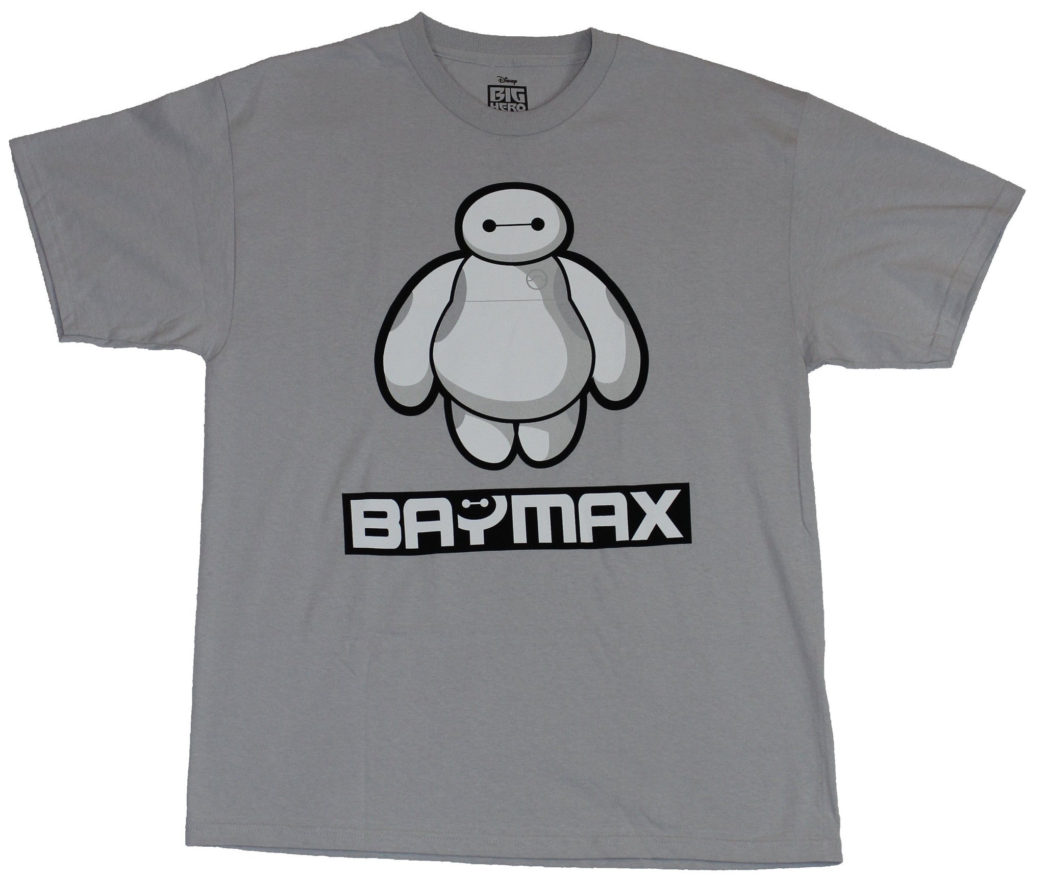 Big Hero Six Mens T-Shirt - Baymax Simple White Man Image (X-Large)
