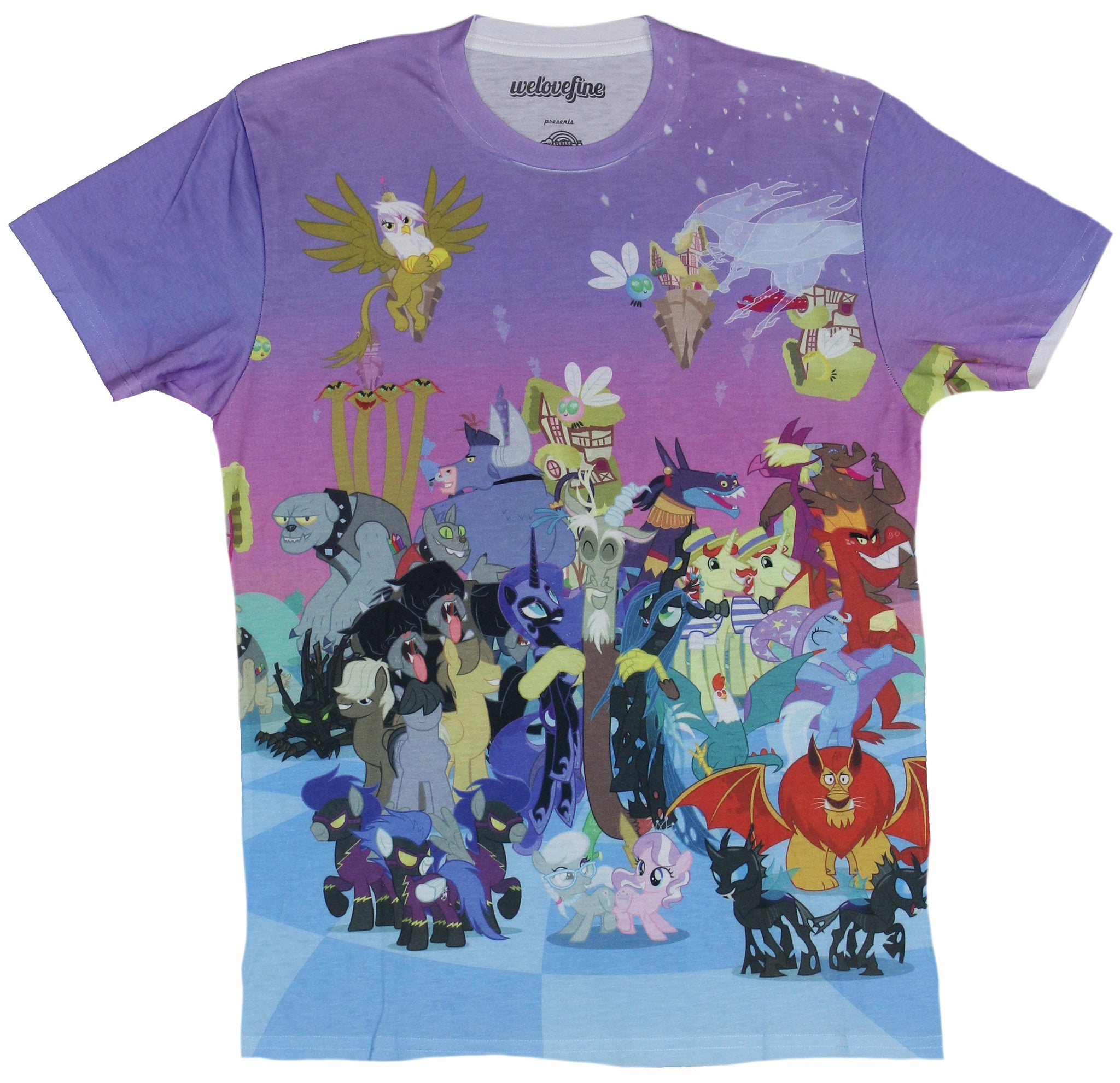 Little Pony T-Shirt - Giant Villains Allover Sublimation Style