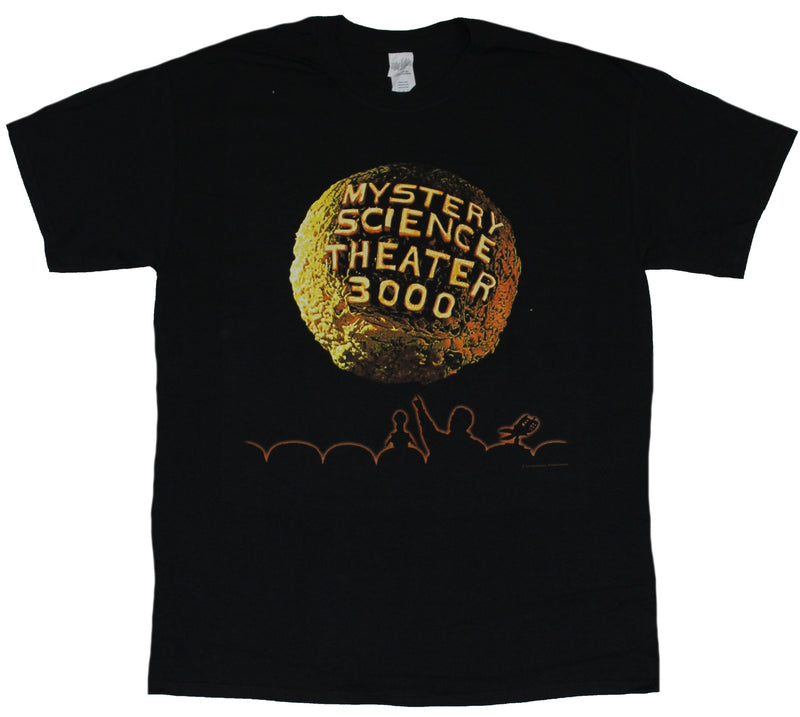 Mystery Science Theater 3000 Mens T-Shirt - Moon Credits Opening Image - Inmyparentsbasement.com