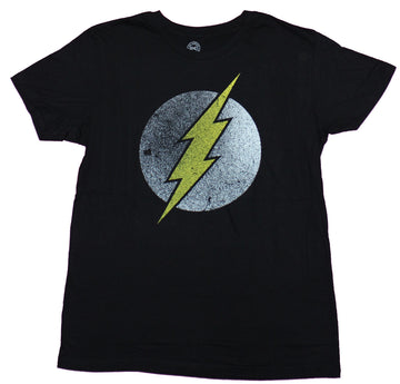 Flash Mens T-Shirt  - Classic Distressed Comic Logo Image