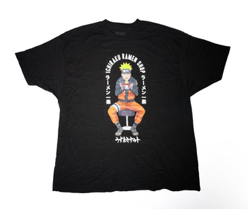 Naruto Shippuden Mens T-Shirt - Seated Ichiraku Ramen Feast