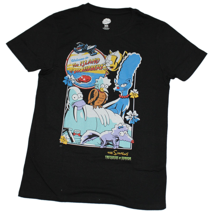 The Simpsons Mens T-Shirt  - The Island of Doctor Hibbert - Inmyparentsbasement.com