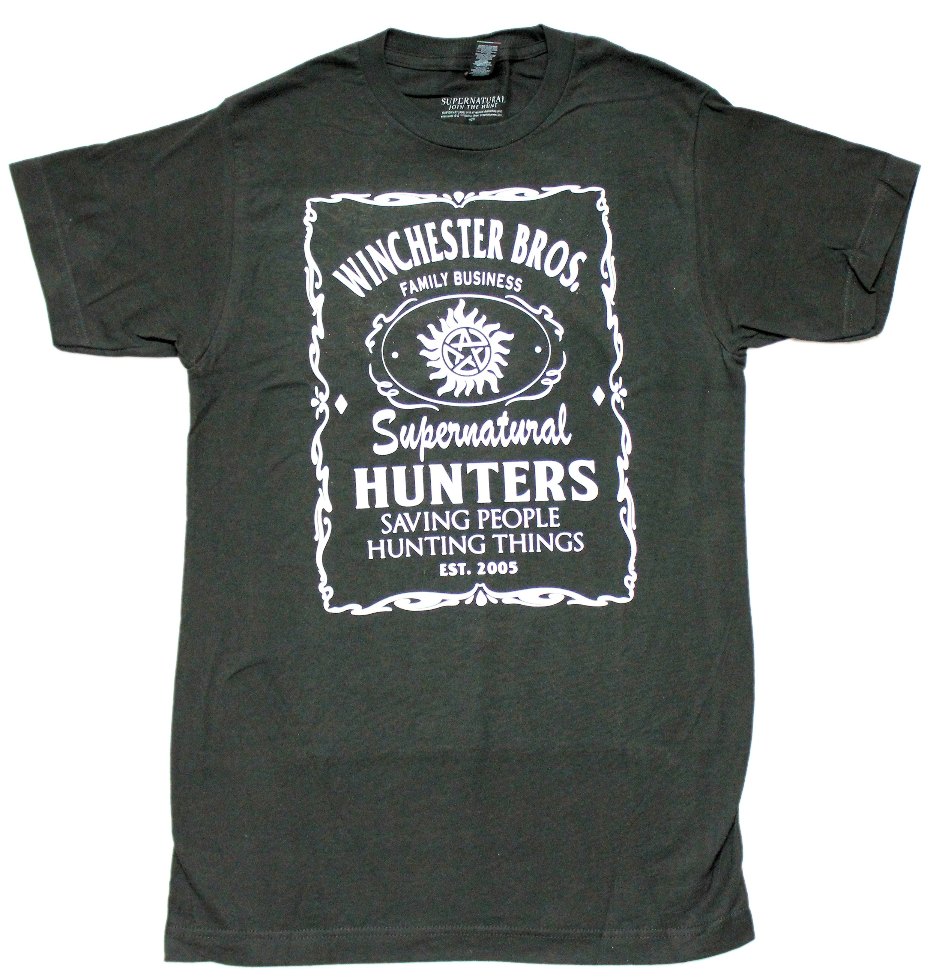 Supernatural Mens T-Shirt -Winchester Brothers Family Business