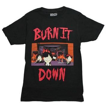 South Park  Mens T-Shirt - Goths By Burning Store Burn it Down