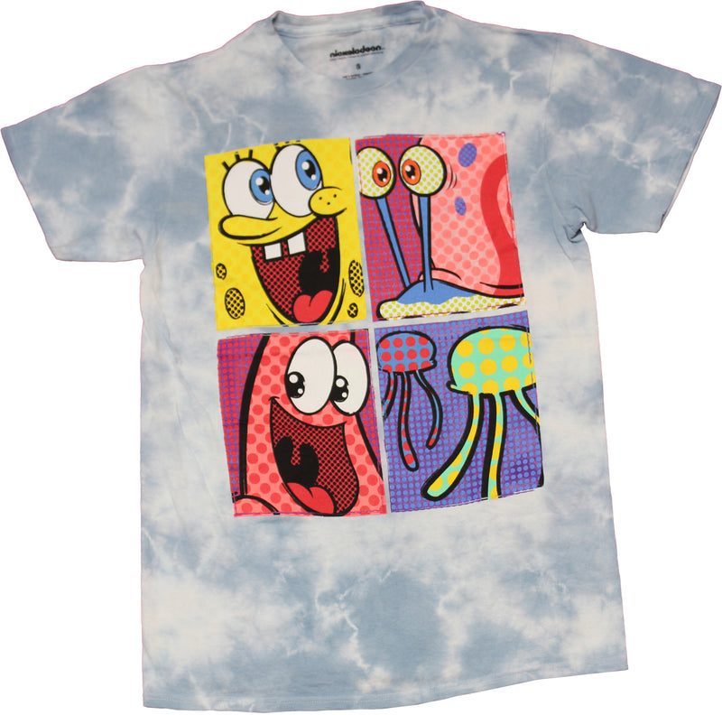 Spongebob Squarepants Mens T-Shirt - Gary Bob Patrick Jelly Boxes