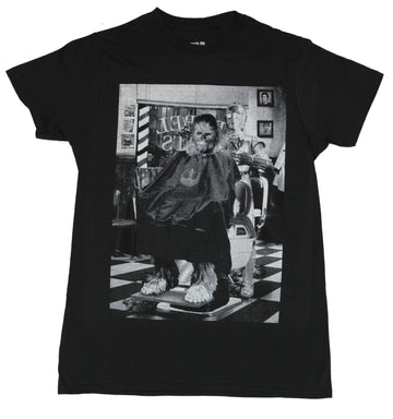 Star Wars Mens T-Shirt - C3PO Giving Chewbacca a Haircut Image