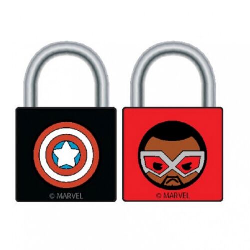 Avengers Captain America and Falcon Padlocks With Keys